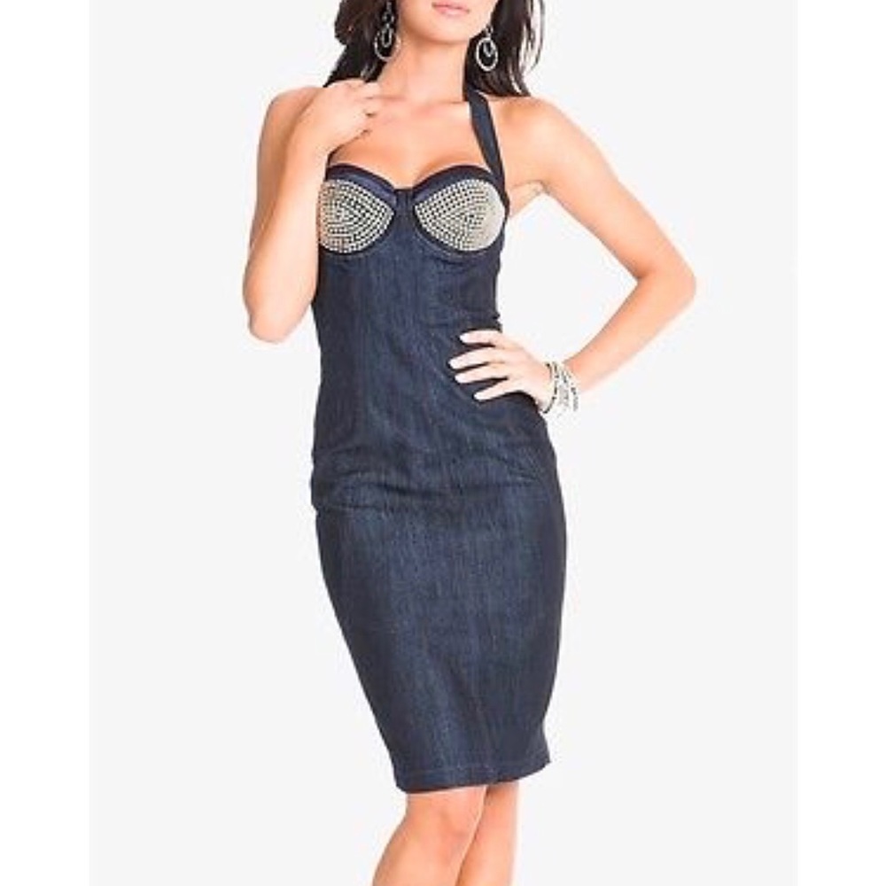 Marciano CINZIA Studded Denim Dress - 2